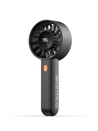 Warmco HC2 Handventilator Akku Aufladbar 5000mAh Tragbarer Mini Ventilator