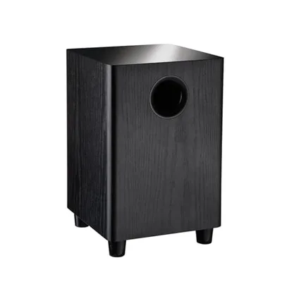 YUEHISY Passiver Subwoofer, 6,5-Zoll-Heim-Audio-Subwoofer mit Boden-Tiefpassfilter, Robuste MDF-Konstruktion, für Surround-Sound bei Heimkino-Partys