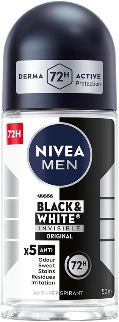 NIVEA MEN Black & White Original Antyperspirant roll-on 50 ml