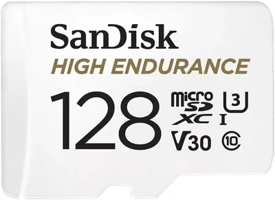 Sandisk High Endurance SDSQQNR-128G-GN6IA Karta Pamięci, Biały, 128 GB