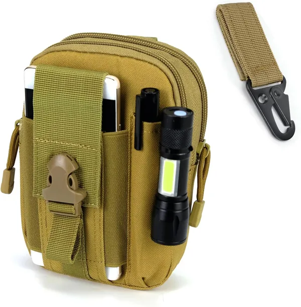 Bolso Táctico para la Cintura MOLLE Bolso EDC Exterior para Hombre Senderismo Riñoneras Hombre Bolso Mano Hombre Cinturón Táctico Hombre Bolso Hombre Cinturón Hombre Camping Accesorios
