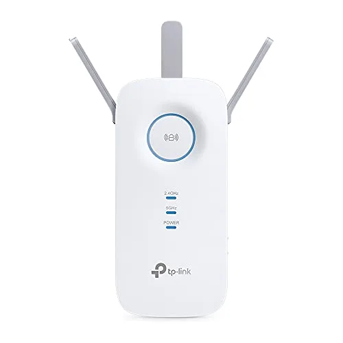 TP-Link RE550 – Wzmacniacz sygnału Wi-Fi AC1900, 1300 Mb/s (5GHz) + 600 Mb/s (2.4GHz), 3 anteny, port Gigabit, tryb AP, wskaźnik sygnału