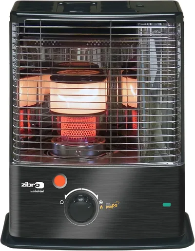 Zibro RC4027 Patelnia wiertnicza 2,7 kW, czarna, ruchome ogrzewanie dodatkowe, 18-38 m², 428x295x513 mm