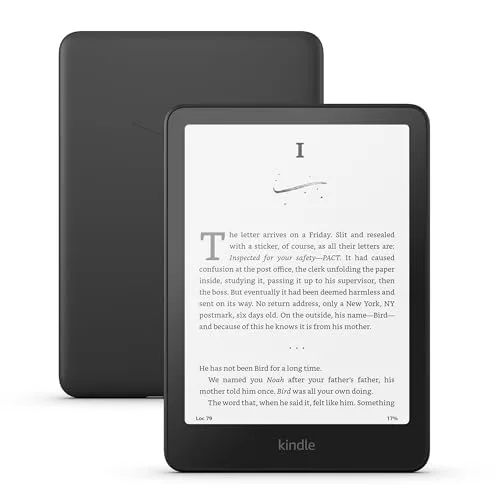 Amazon Kindle Paperwhite (najnowsza generacja) – Nasz najszybszy Kindle w historii, z nowym antyrefleksyjnym ekranem i baterią pozwalającą na całe tygodnie pracy – 16 GB – Czarny