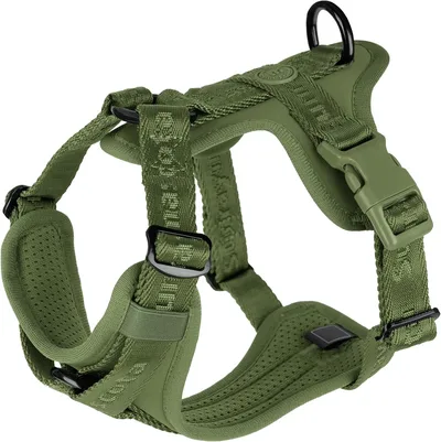 Harnais Chien avec Rembourrage Lycra,Gilet Confortable Maille, Deux Boucles