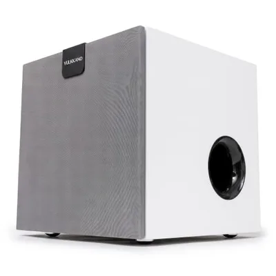 VULKKANO SUB10 Caisson de Basse Actif 10 Pouces pour Home Cinéma, Fréquence 40Hz-200Hz, Subwoofer Amplifié Basses Profondes pour Musique et Films