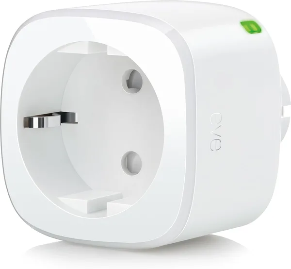 Eve Energy (Matter) – Smarte Steckdose, Matter & Thread, TÜV-zertifiziert, Stiftung Warentest: gut, funktioniert mit Alexa/Apple Home/Google Home/SmartThings/Home Assistant, Thread Border Router erf