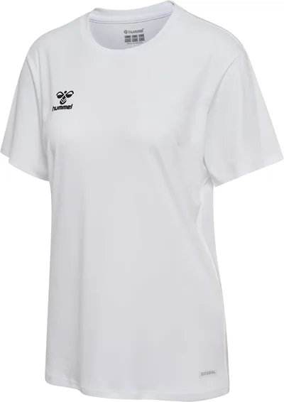 hummel hmlESSENTIAL Jersey S/S Woman, White, M