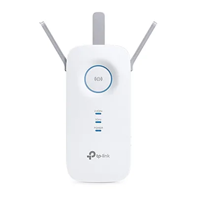 TP-Link RE550 – Wzmacniacz sygnału Wi-Fi AC1900, 1300 Mb/s (5GHz) + 600 Mb/s (2.4GHz), 3 anteny, port Gigabit, tryb AP, wskaźnik sygnału