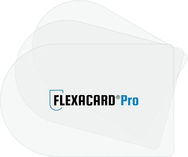 Otwieranie drzwi z kartą: Flexacard®Pro, duże karty do otwierania drzwi, oryginalne, 3 sztuki, grubość 0,35 mm, narzędzie do otwierania drzwi, profesjonalne karty ślusarskie, wielokrotnego użytku