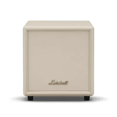Marshall Heston Subwoofer Sub 200 - Głęboki bas do telewizji, filmów i muzyki | Łączność Bluetooth LE i RCA Mono - Kremowy