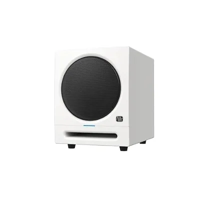 PreSonus Eris Sub 8BT, 8"-Aktiv-Studio-Subwoofer mit Bluetooth für Multimedia, Gaming und hochwertige Studio-Musikproduktion - Weiß