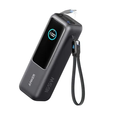 Anker 165W 25000mAh Laptop Powerbank mit 70cm ausziehbarem Kabel