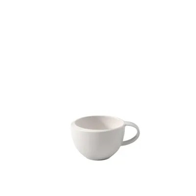 Villeroy & Boch - NewMoon kubek do mokki/espresso, pięknie ukształtowany kubek z uchwytem do espresso i mokki, porcelana premium, nadaje się do mycia w zmywarce, biały, 90 ml
