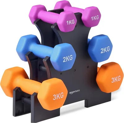 Amazon Basics Par de mancuernas de neopreno