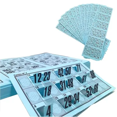 960 Wiederverwendbare, vorgestanzte Bingo- und Lotokarten – 90 Bingokugeln, nummerierte Serie, traditionelles Bingo- & Lotospiel für Gruppen, sofort einsatzbereit (Blau)