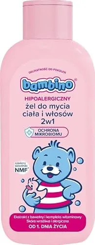 Bambino BAMBINO GEL LAVANT DÉLICAT CORPS ET CHEVEUX POUR BÉBÉ 2en1 400ml