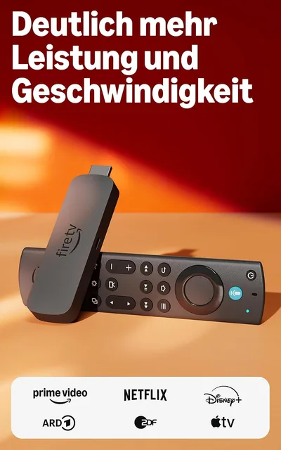Amazon Fire TV Stick 4K Max (neueste generation), unterstützt Streaming über Wi-Fi 6E, Ambient-TV, finde Serien schneller mit Alexa+