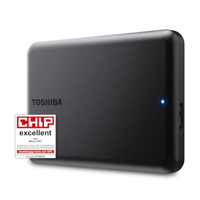 Toshiba Canvio Partner 2TB, zewnętrzny dysk HDD, czarny