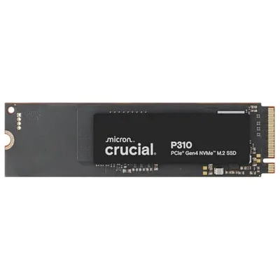 Crucial P310 1TB PCIe Gen4 NVMe M.2 2280 wewnętrzny dysk SSD, do 7100 MB/s, kompatybilny z laptopem, komputerem stacjonarnym i przenośnymi konsolami do gier, napędem półprzewodnikowym