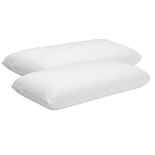 Pikolin Home - Ergonomiczna wiskoelastyczna poduszka z podwójną, dopasowaną poszewką z rdzeniem z pianki memory do spania na boku lub na plecach