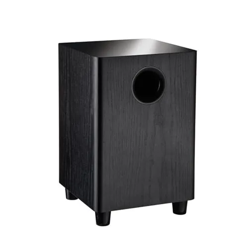 YUEHISY Passiver Subwoofer, 6,5-Zoll-Heim-Audio-Subwoofer mit Boden-Tiefpassfilter, Robuste MDF-Konstruktion, für Surround-Sound bei Heimkino-Partys