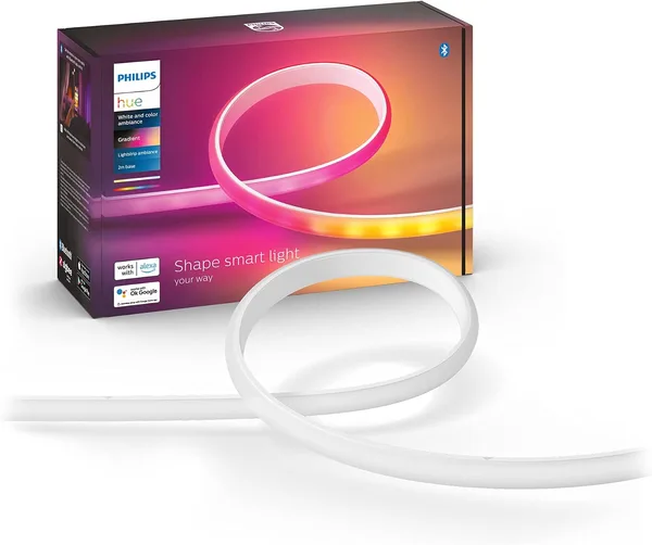 Philips Hue Gradient Lightstrip, Strisce luminose a LED smart, 2 m