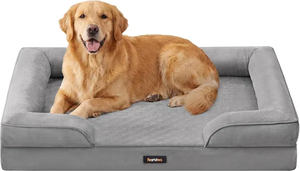 Feandrea Panier pour Chien, Orthopédique et Lavable, 112 x 81 x 17 cm