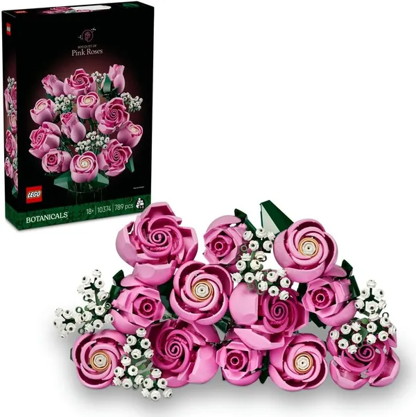 LEGO Botanicals Bukiet różowych róż 10374