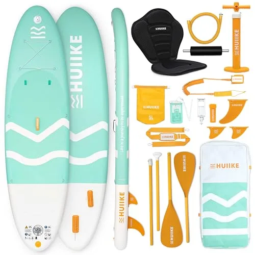 HUIIKE Stand Up Paddle Board 10' i do 130 kg z Dołączonymi Akcesoriami