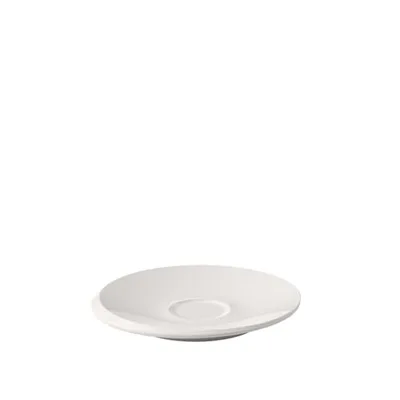 Villeroy & Boch - NewMoon Piattino da moca/espresso, piattino elegante per tazze da espresso e moca, porcellana premium, lavabile in lavastoviglie, bianco