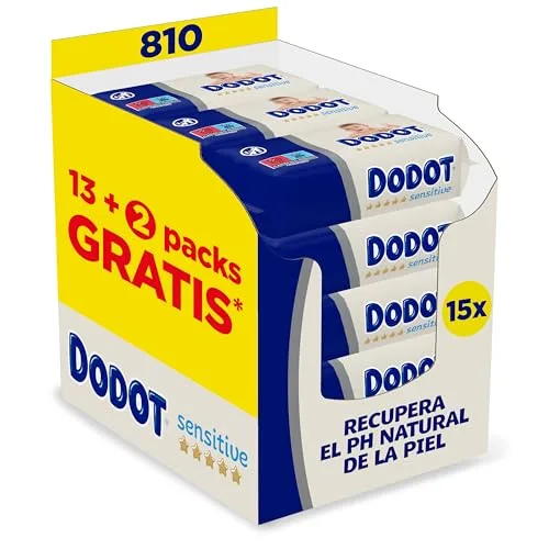 Dodot Chusteczki czyszczące do skóry wrażliwej