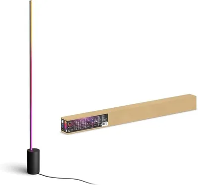 Philips Hue White &Color Ambiance, Lampadaire Gradient Signe, Noir