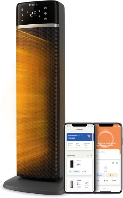 Philips grzejnik wieżowy 5000, 2000 W, oscylacja 60°, czarny