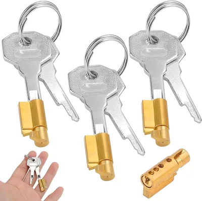 3 Stück Schlüssellochsperrer, Steckschloss Für Zimmertüren
