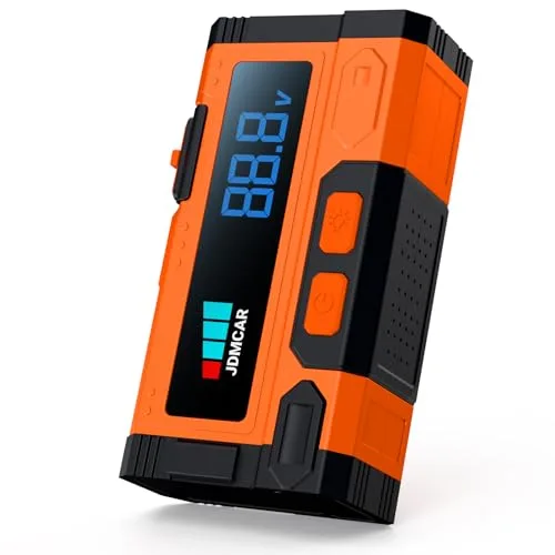 JDMCAR Starthilfe Powerbank für Pkw 1000 A, Starter Powerbank