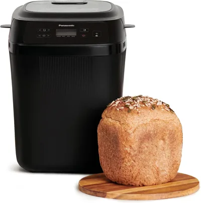 Panasonic SD-PN100KXE Mini Brotbackautomat, Kompakt, 18 Programme, Schwarz