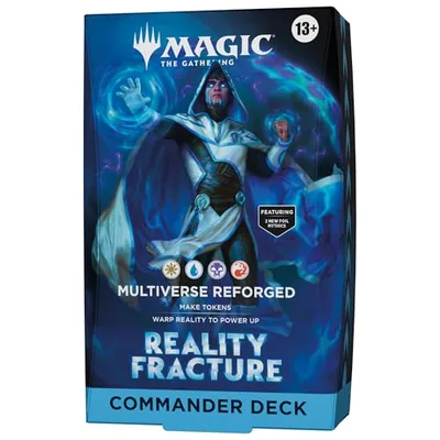 Magic: The Gathering Zersplitterte Realität Commander-Deck – EIN neues Multiversum | Deck mit 100 Karten + Zubehör (Englische Version)