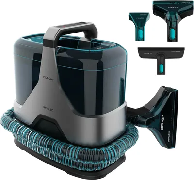 Cecotec Teppichreiniger und Staubsauger - Conga 6000 Carpet&Spot Clean XXL Advance mit Kabel. 600 W, sprüht, saugt und reinigt, 15 kPa Saugkraft, 1300 ml Tank, Aktionsradius 7 m