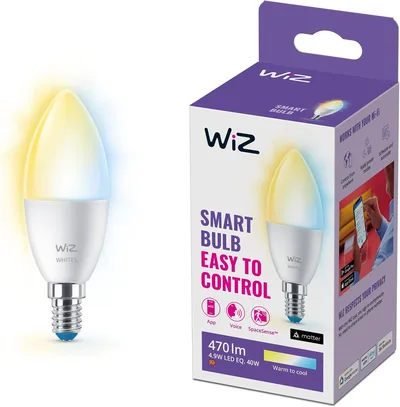 Wi-Fi BLE 40W C37 E14 927-65 TW 1PF/6