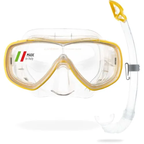 CRESSI dal 1946 - Onda Maschera Subacquea Adulti Vetro Temperato Snorkeling