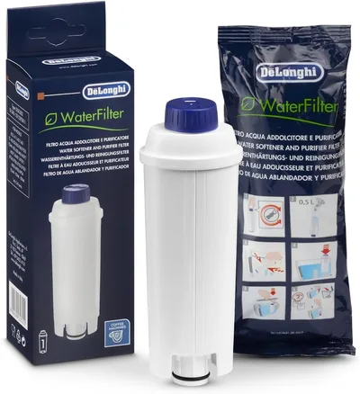 De’Longhi Waterfilter Wkład Filtrujący, Biały/Niebieski, ‎0.3 l