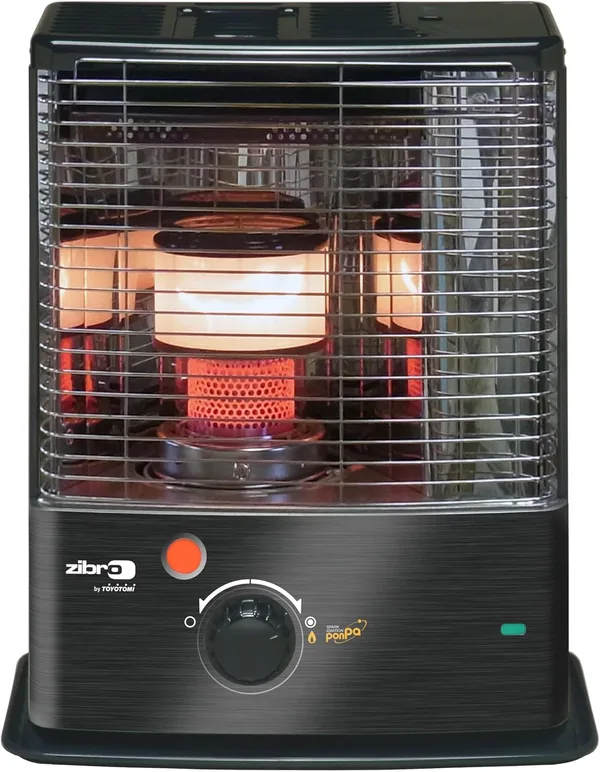 Zibro RC4027 Petroleumofen, 2,7 kW, schwarz, mobiler Zusatzheizung, 18-38 m², 428 x 295 x 513 mm