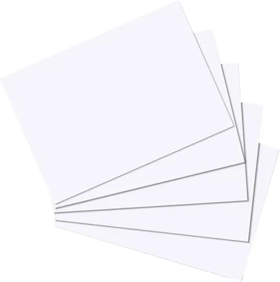 Herlitz Schede per appunti, 100 pezzi, Formato A5, Blanko