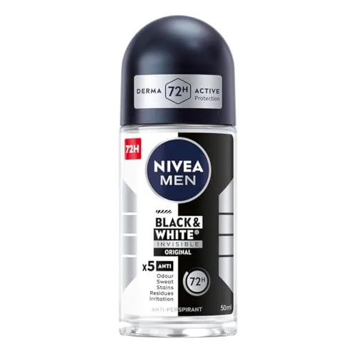 NIVEA MEN Black & White Original Antyperspirant roll-on 50 ml