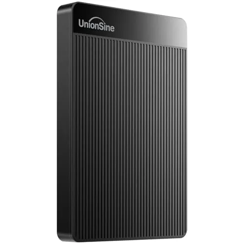 UnionSine Disque Dur Externe Portable 500Go Ultra-Mince 2.5" USB 3.0, SATA