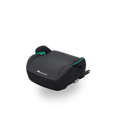 Bebeconfort Manga i-Fix Rehausseur Isofix - Siège auto pour garçons et filles de 6 à 12 ans - 22-36 kg - 128-150 cm - Siège auto portable pour enfants - Confortable, compact, léger - Teinté noir