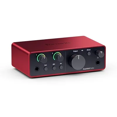 Focusrite Scarlett Solo 4th Gen USB-C-Audio-Interface