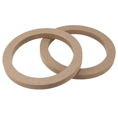 X AUTOHAUX Auto Lautsprecher Distanzringe Khaki 2 Stück Universal Holz