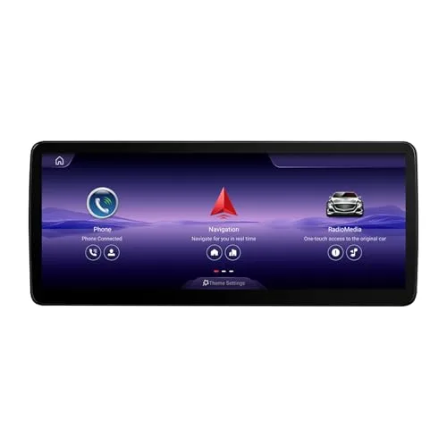 NAVIAVNO 12,3" 2K HD Car Radio Screen Stereo GPS do Mercedes C W205 GLC 253 NTG 5.0 Android 8-rdzeniowy Qualcomm 8 GB + 128 GB wbudowany bezprzewodowy CarPlay Android Auto DSP IPS 4G WiFi Bluetooth